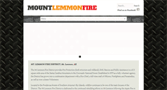 Desktop Screenshot of mtlemmonfire.org