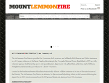 Tablet Screenshot of mtlemmonfire.org